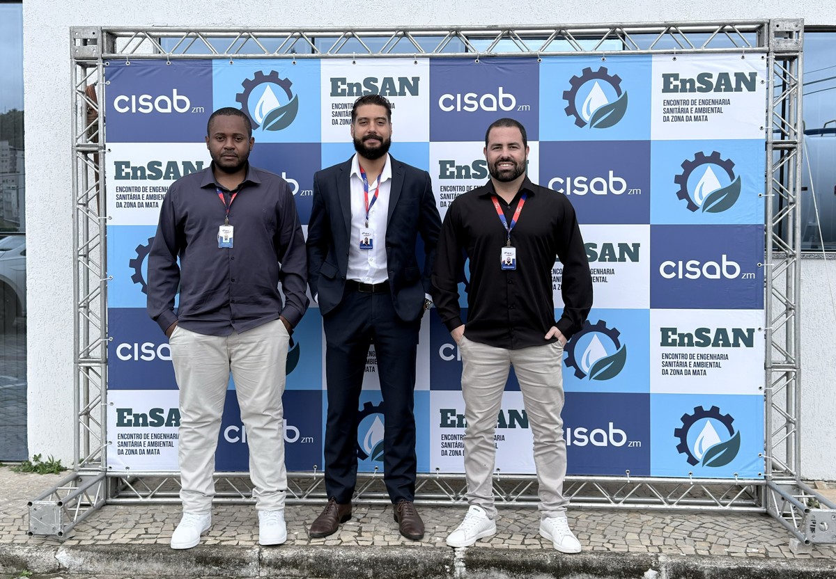 Equipe da Flex Telecom no EnSAN 2026, em Viçosa (MG)